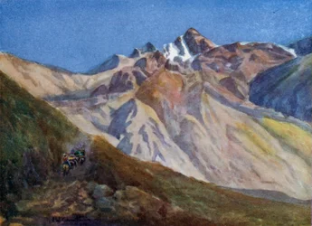 Aufstieg zum Las Cuevas Pass